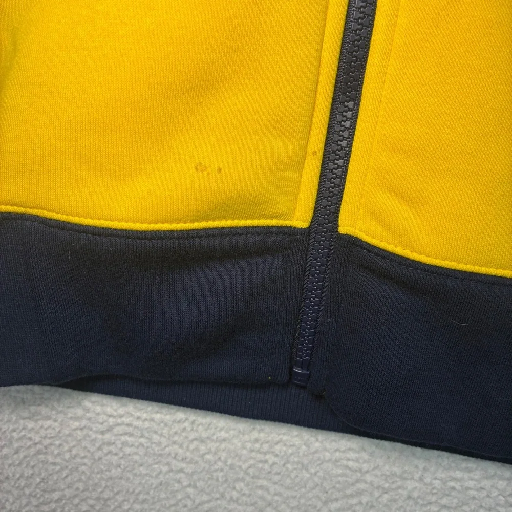 Adidas Arsenal FC Track Jacket Men S Yellow Blue Soccer Full Zip Sportswear Y2K